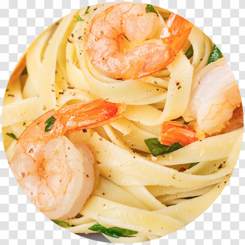 Pasta Tagliatelle Caridea Recipe Macaroni - Shrimp Transparent PNG