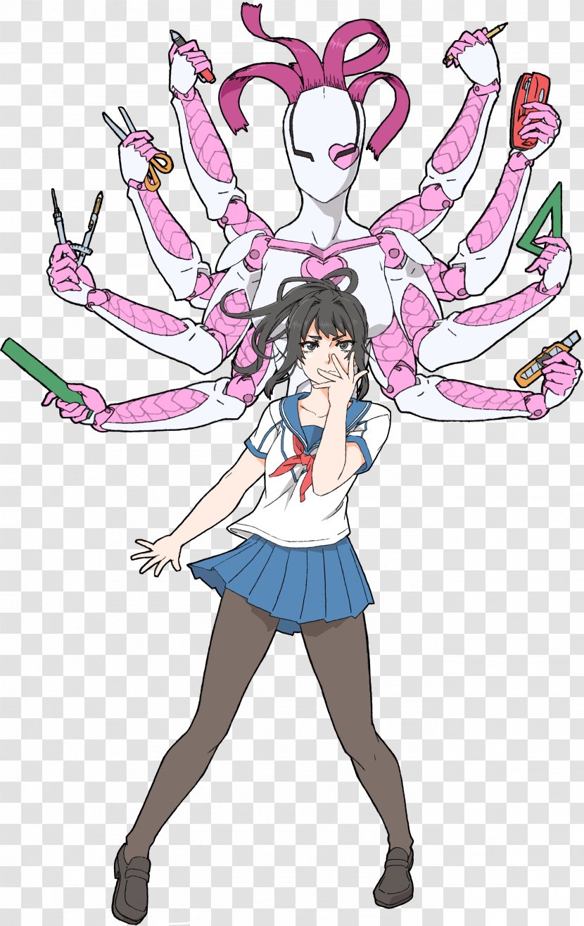 Yandere Simulator Easter Egg Game - Cartoon - Flower Transparent PNG