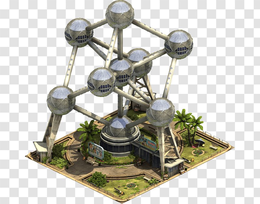 Atomium Forge Of Empires Expo 58 Building World's Fair Transparent PNG