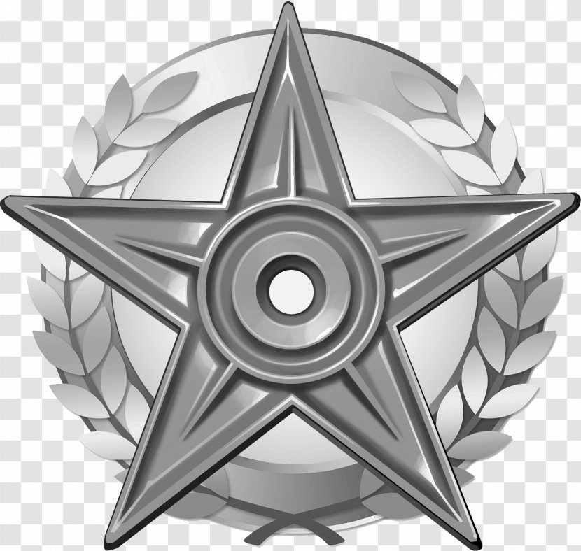 Barnstar WikiProject Wikipedia - Symmetry - Silver Transparent PNG