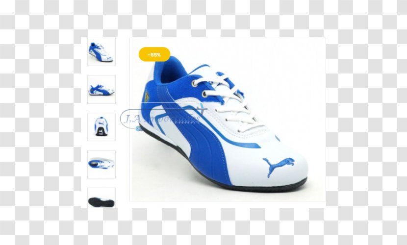 Blue Sneakers Puma White Shoe - Walking - Tenis Transparent PNG