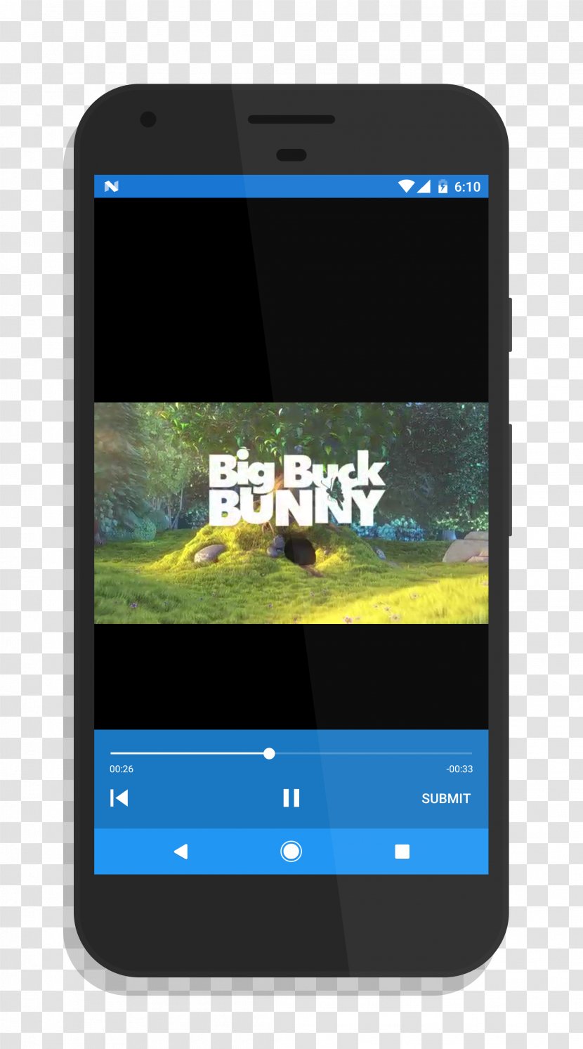 Feature Phone Smartphone Around Android Video Player - Wrapping Transparent PNG