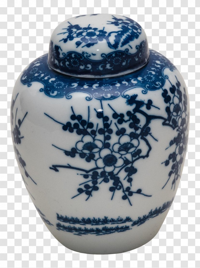 Blue And White Pottery Vase Ceramic Cobalt Urn - The Porcelain Transparent PNG