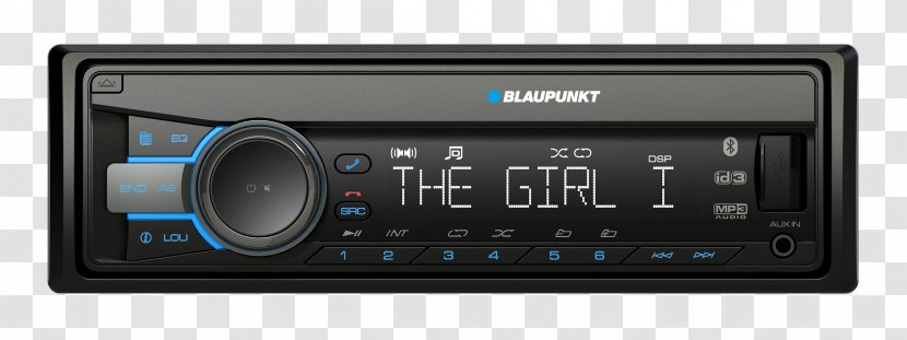 Car Radio Receiver Vehicle Audio Blaupunkt - Loudspeaker Transparent PNG