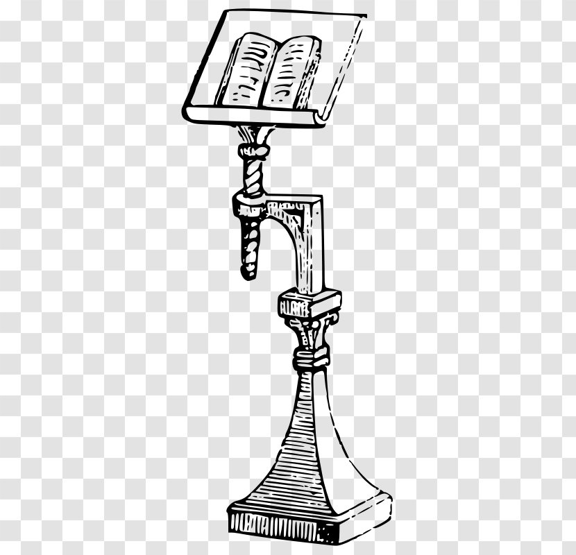 Lectern Wikipedia Clip Art - Music Stand - Library Transparent PNG