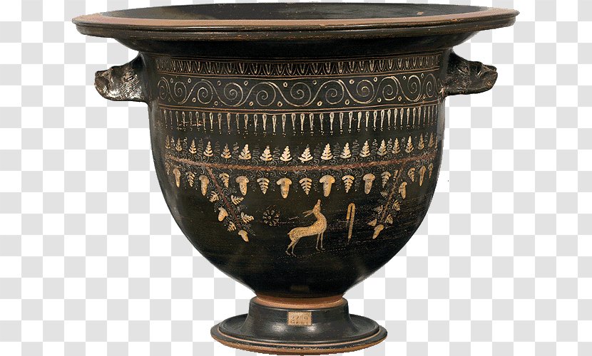 Ancient Greece Archaic Vase Ceramic Krater - Decorative Arts Transparent PNG