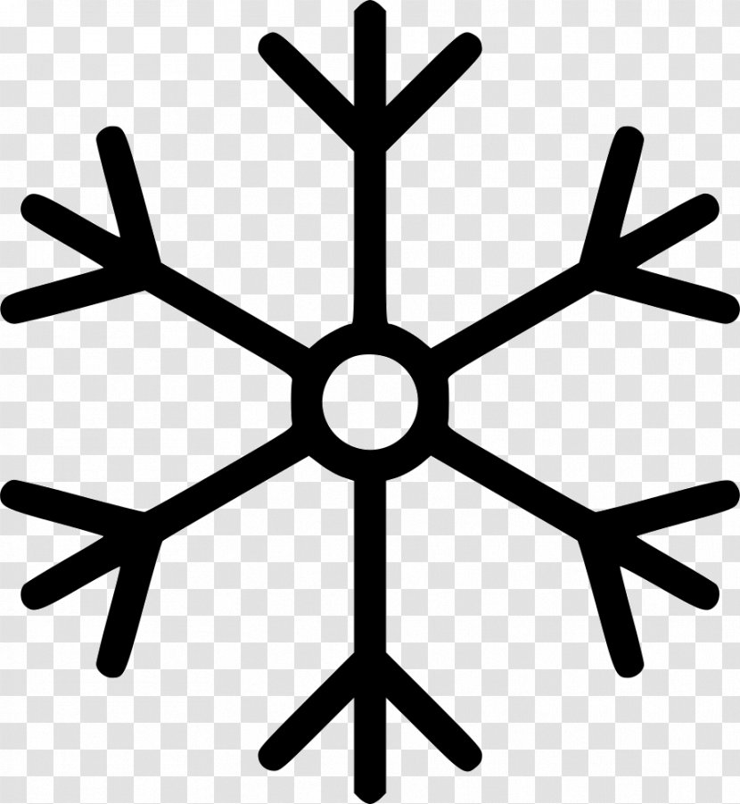 Snowflake Illustration - Snow - Wy Ribbon Transparent PNG