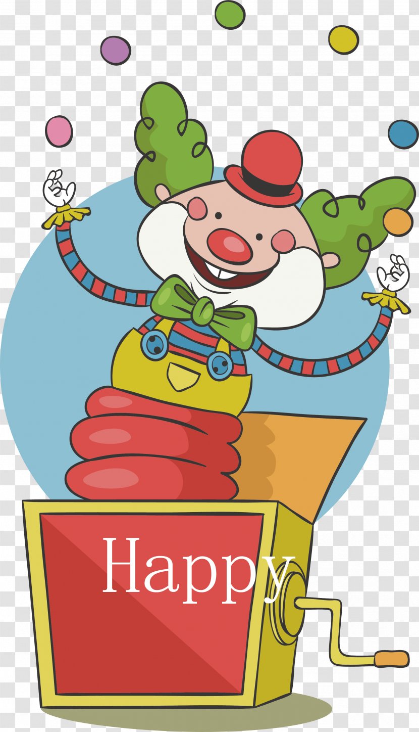Birthday Gift Cartoon Poster - Clown - Circus Transparent PNG
