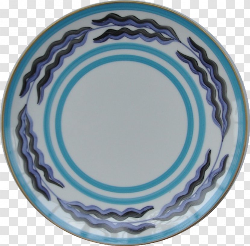 Plate Platter Blue And White Pottery Tableware Porcelain Transparent PNG