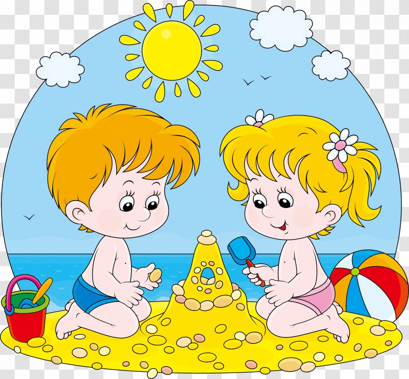 Beach Child Royalty-free Clip Art - Smiley - To Play Transparent PNG