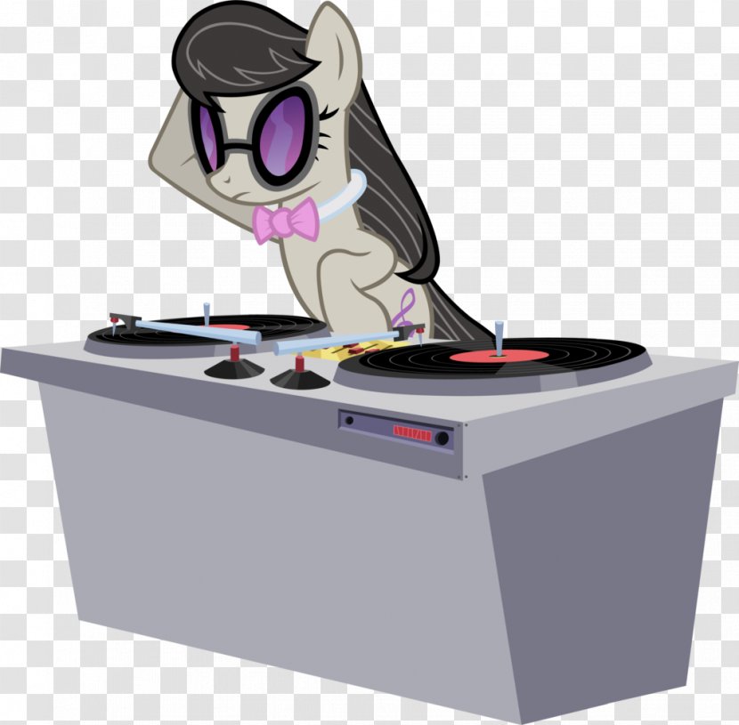 My Little Pony Rainbow Dash Fluttershy DeviantArt - Disc Jockey - Turntable Transparent PNG