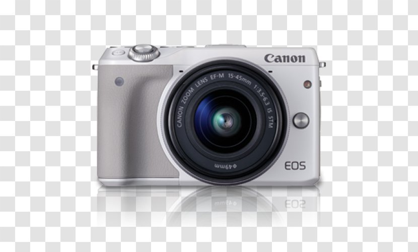Canon EOS M3 M100 Mirrorless Interchangeable-lens Camera - Single Lens Reflex - EF-S 18–55mm Transparent PNG