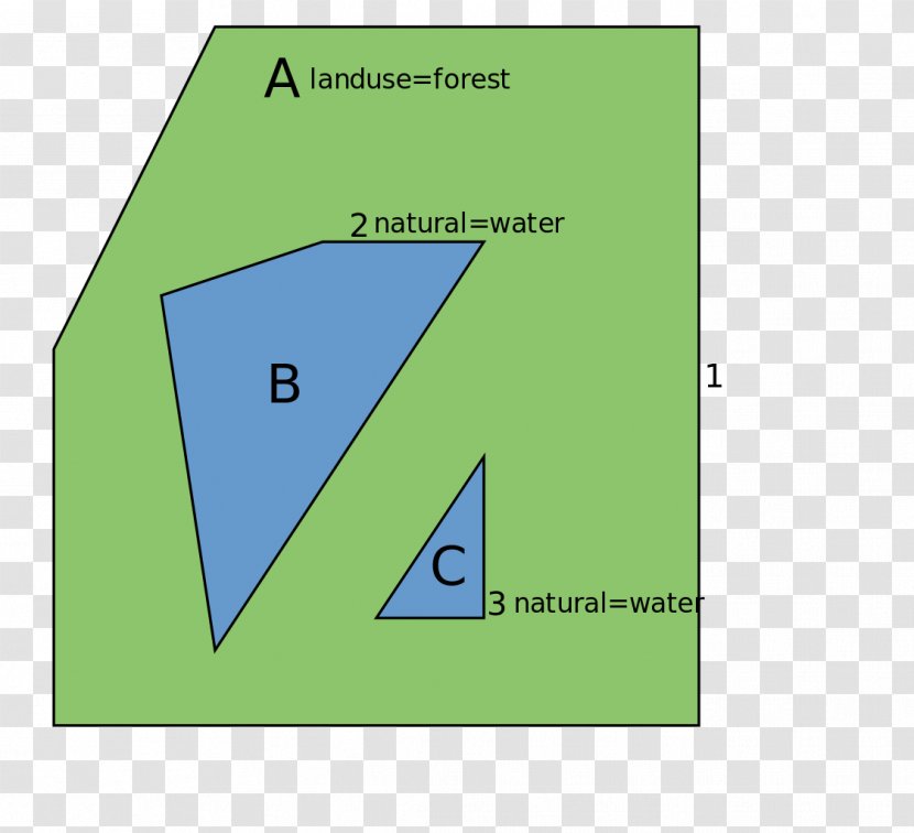 Triangle Area Brand - Polygon Map Transparent PNG