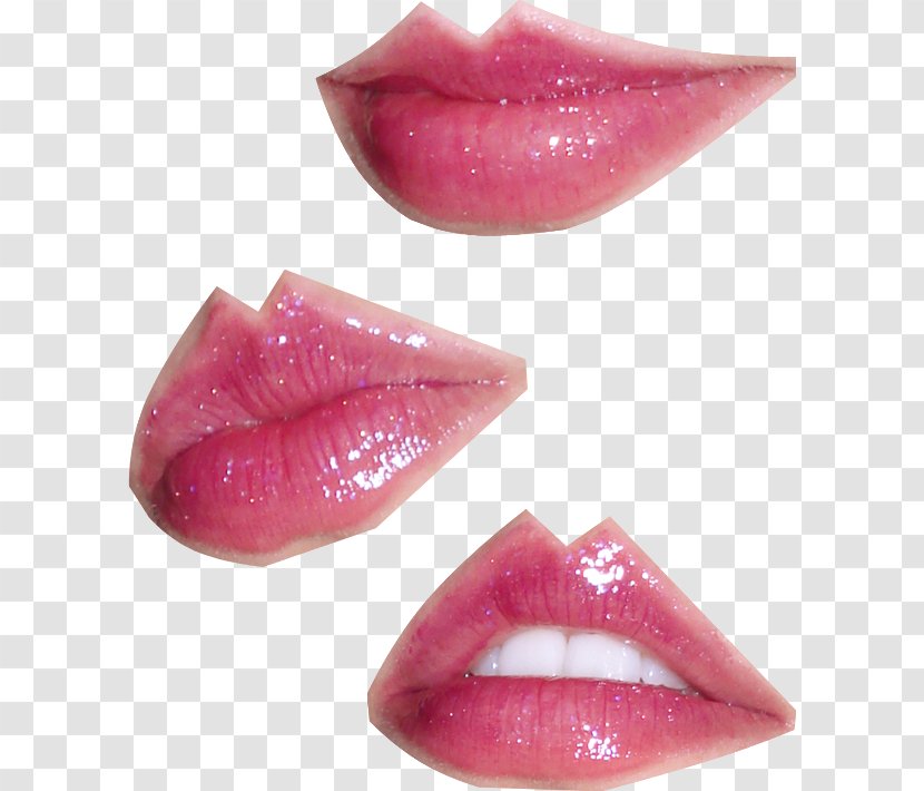 Lip Gloss Lipstick Magenta - Bijouterie Transparent PNG