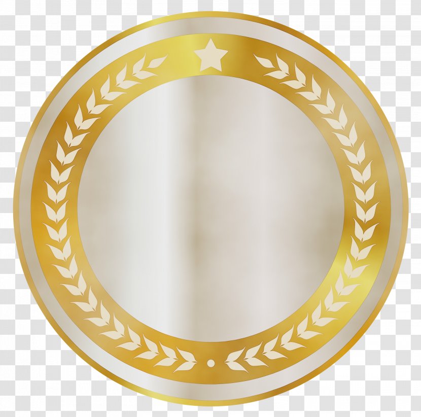 Yellow Bangle Circle Brass - Paint Transparent PNG