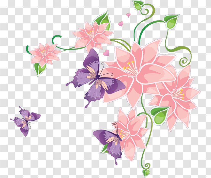 Butterfly Flower Lilium - Color - U Transparent PNG