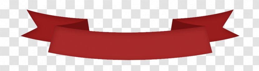 Ribbon - Red - Curve Transparent PNG