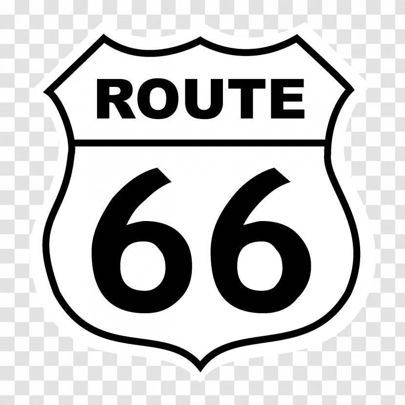 U.S. Route 66 Logo Road US Numbered Highways - Smile Transparent PNG