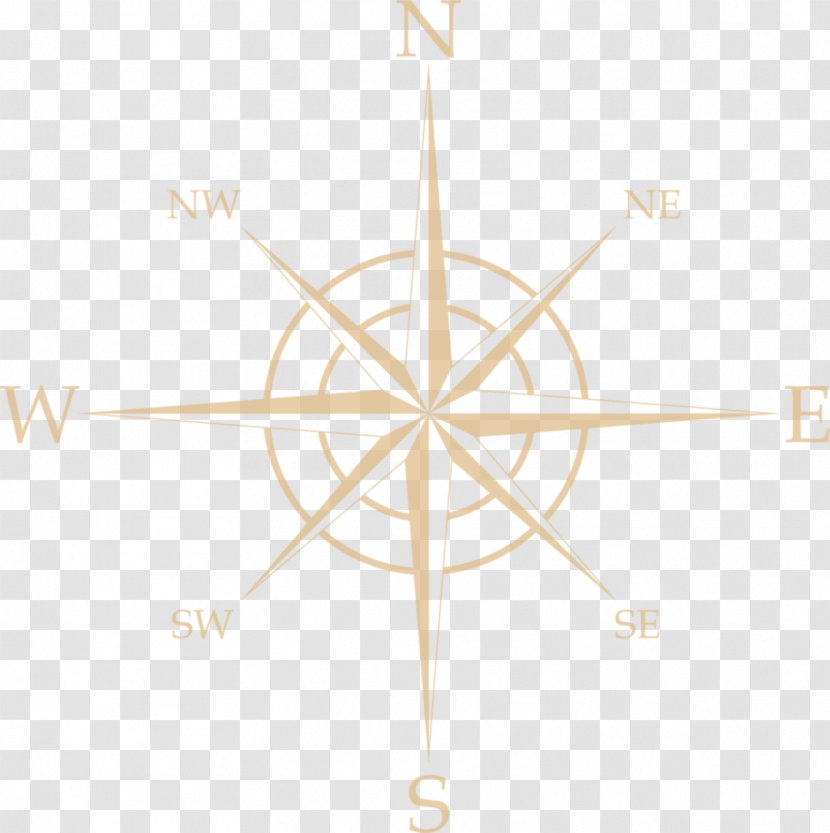 Compass Rose North Coloring Book Image - Map - Wind Transparent PNG