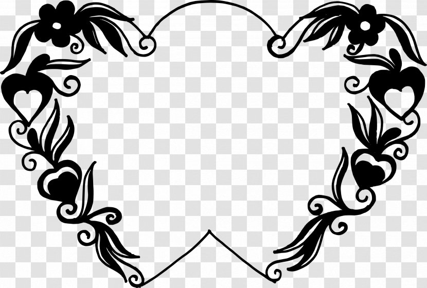 Black And White Clip Art - Picture Frames - Vector Border Transparent PNG