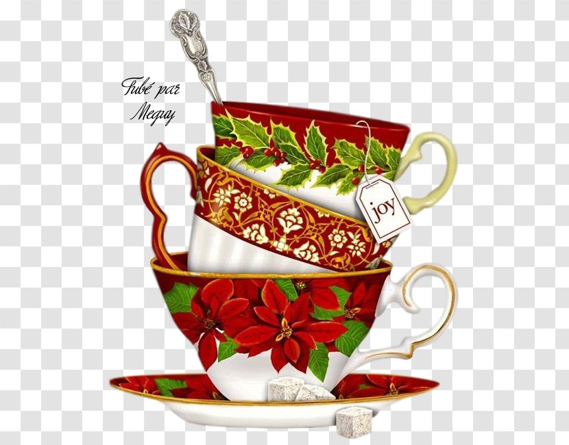 Teacup Towel Cloth Napkins Coffee - Christmas Ornament - Tea Transparent PNG