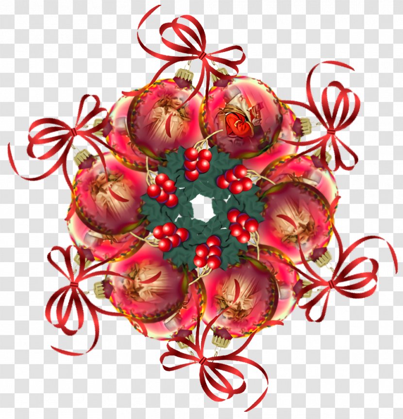 Christmas Ornaments Decoration - Holiday Ornament - Confectionery Flower Transparent PNG