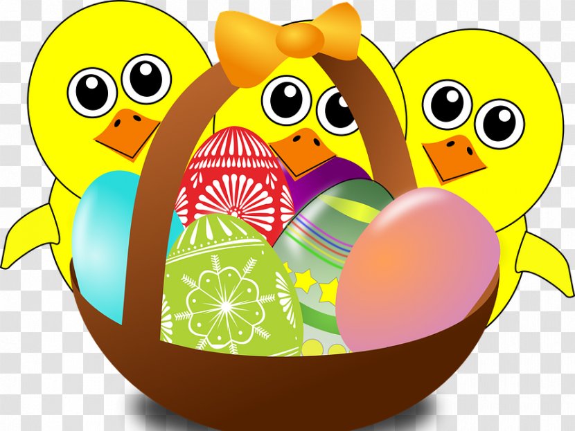 Easter Bunny Egg Chicken - Basket Transparent PNG