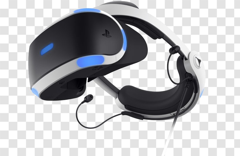 PlayStation VR Virtual Reality Headset 2 Headphones - Playstation Vr Worlds Transparent PNG