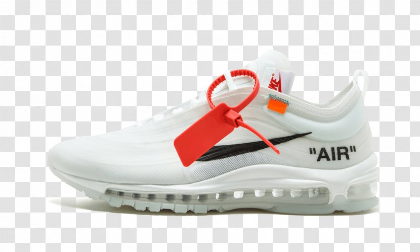 Nike OFF-WHITE X Air Max 97 Mens Sneakers - Athletic Shoe - Size 10.0 Presto 90 Ice In WhiteSize 10.0Virgil Abloh Transparent PNG