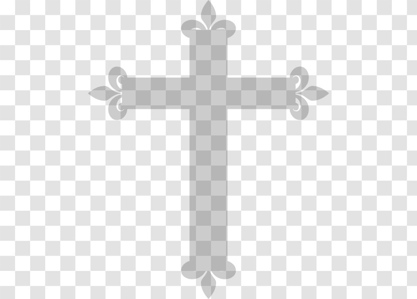 Baptism Christian Cross Eucharist Clip Art - Grey Transparent PNG