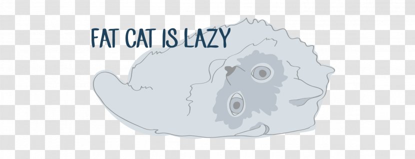 Material Animal Cake Decorating Font - Fictional Character - Lazy Fat Cat Transparent PNG