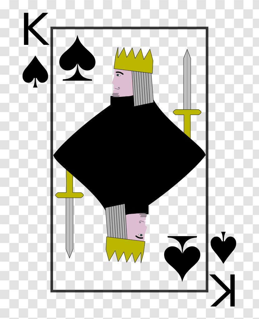 King Of Spades Playing Card Cassino Transparent PNG