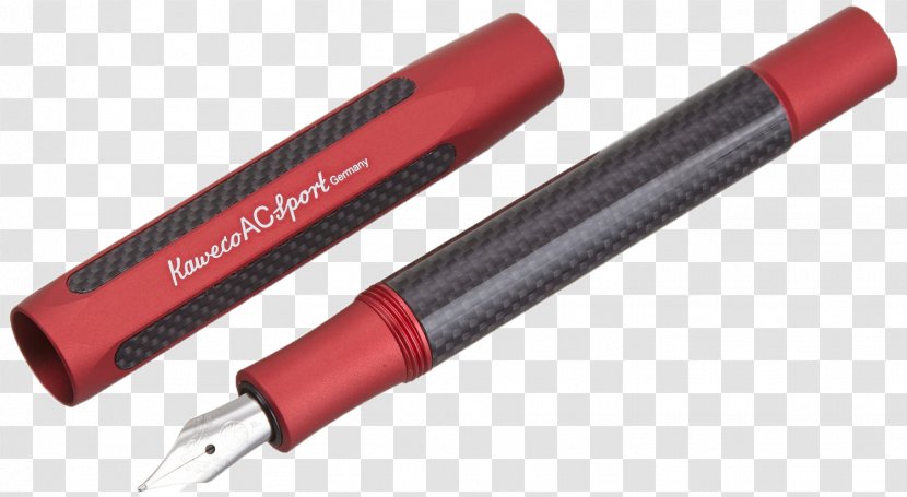 Fountain Pen Ballpoint Office Supplies Pencil - Colored - Red Transparent PNG