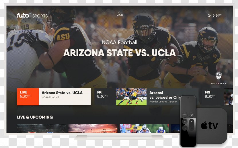 FuboTV Streaming Media Television Sling TV Over-the-top Services - Show - Apple Box Transparent PNG
