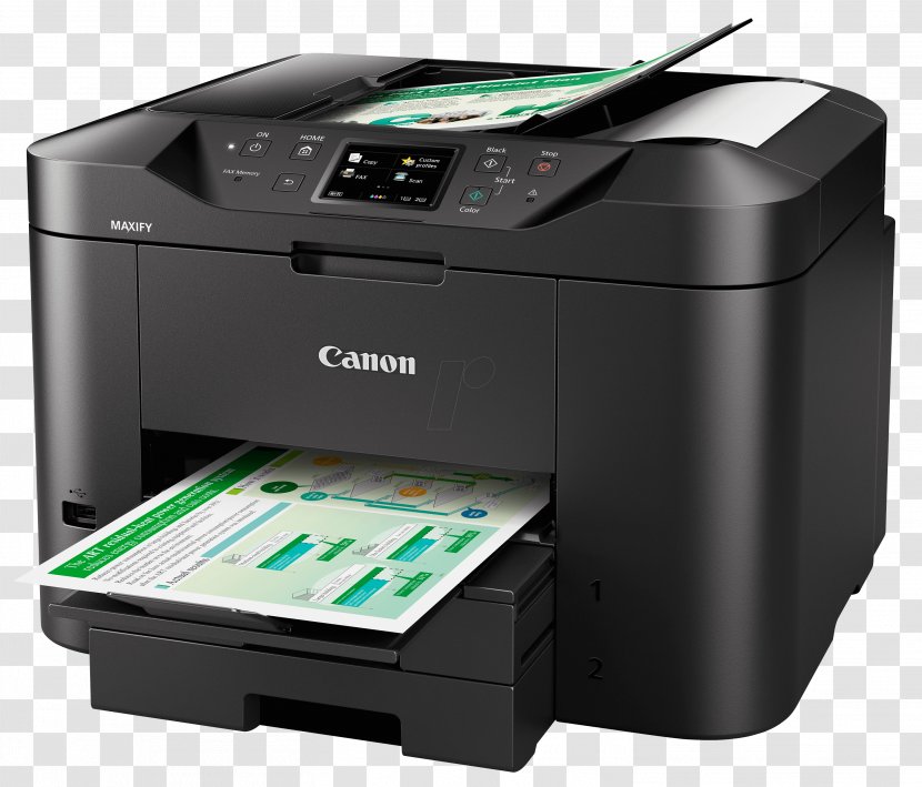 Multi-function Printer Canon Inkjet Printing - Small Officehome Office Transparent PNG