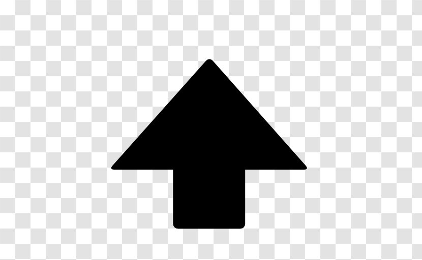 Up Arrow - Flecha Negra - Triangle Transparent PNG