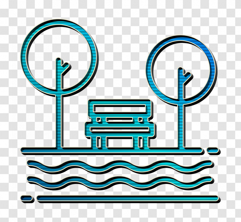 Nature Icon Bench Icon Park Icon Transparent PNG