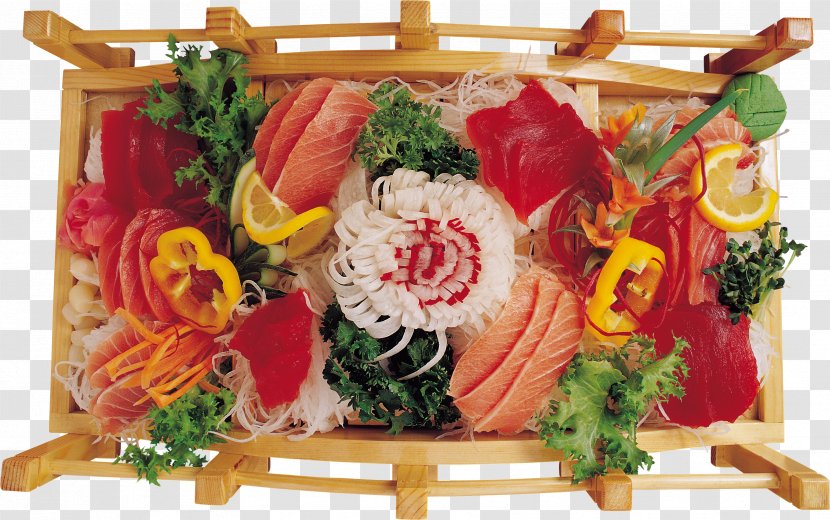 Sashimi Sushi Japanese Cuisine Makizushi Middle Eastern - Restaurant Transparent PNG