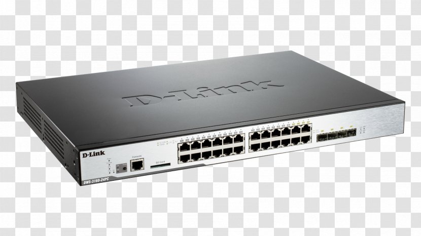 Gigabit Ethernet Small Form-factor Pluggable Transceiver Power Over D-Link Network Switch - Energyefficient - Wireless Router Transparent PNG