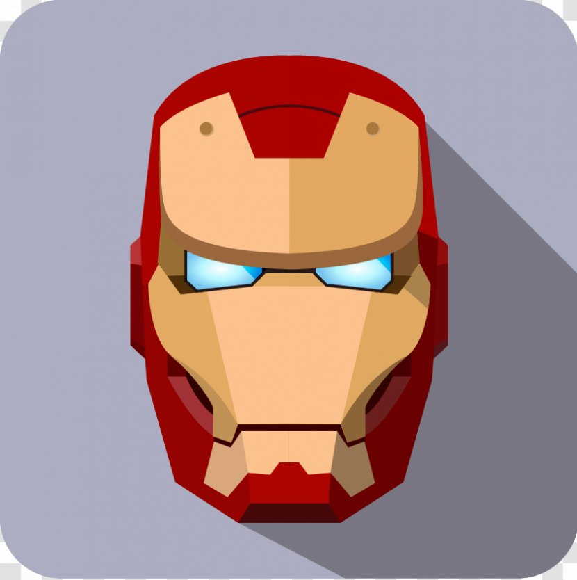 Iron Man Cartoon Avatar Superhero Icon - Smile - Phone Transparent PNG