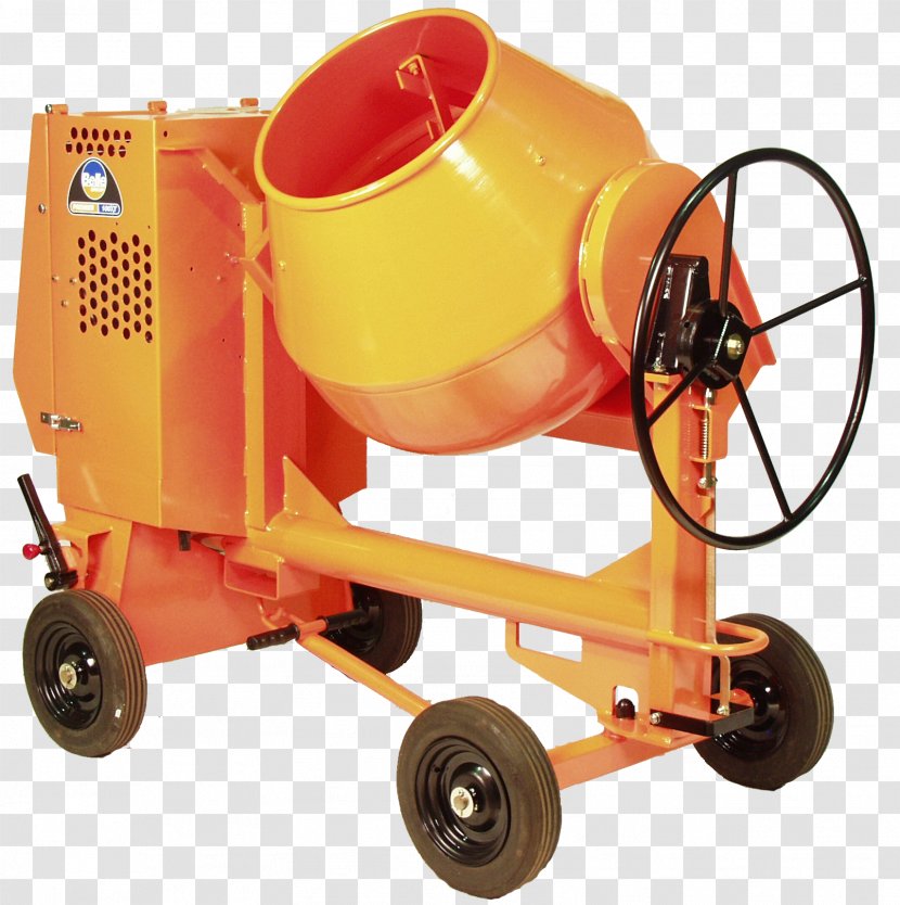 Cement Mixers Concrete Mixing Manufacturing - Betongbil - Paver Transparent PNG