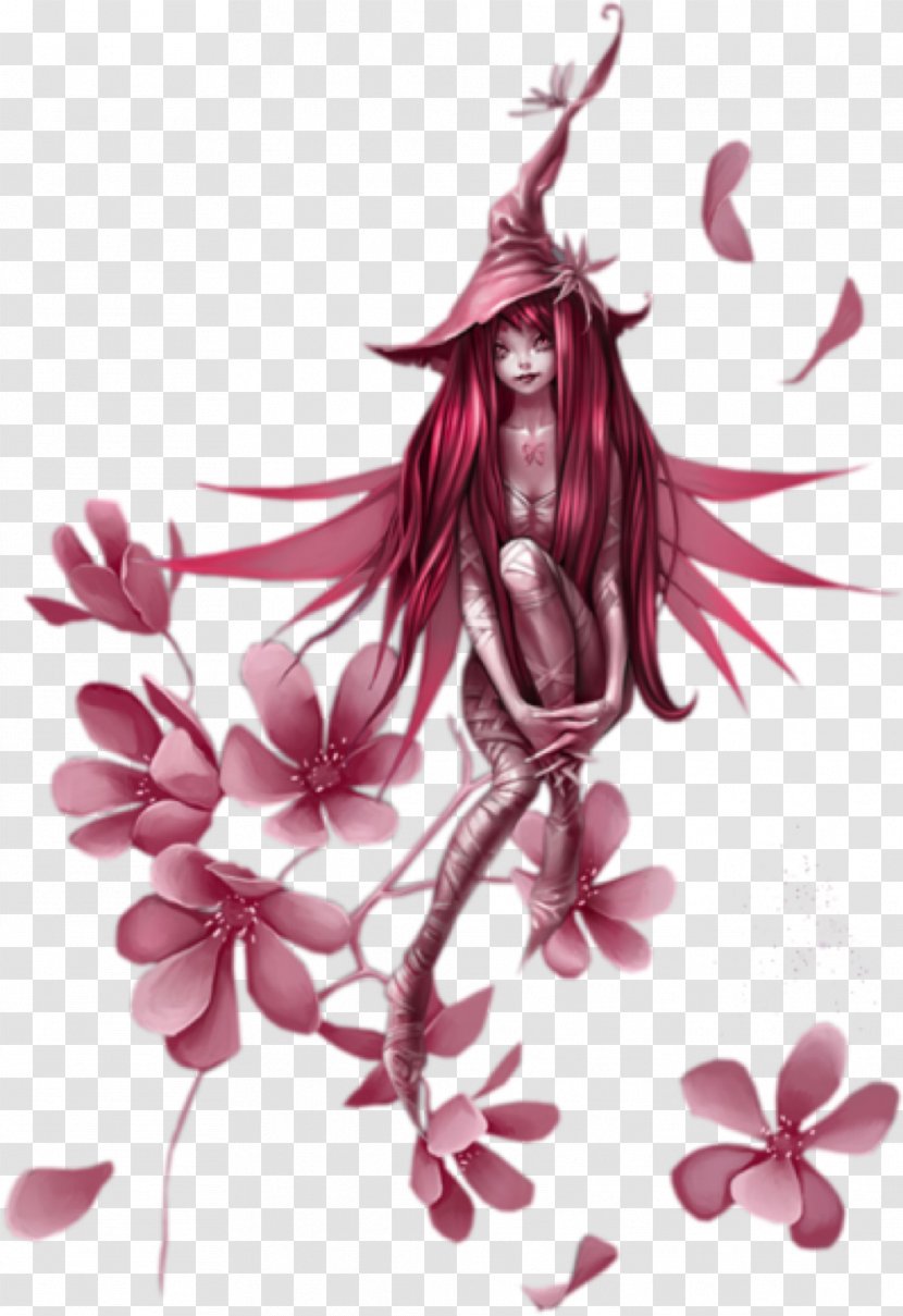 Pink Plant Graphic Design Fictional Character Flower - Cg Artwork - Wildflower Transparent PNG