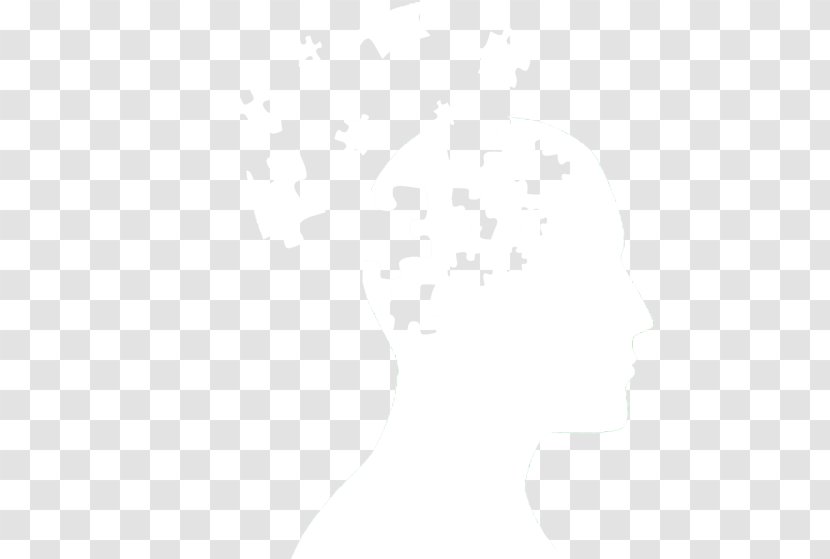 White Line Angle - Neck - Creative Brain Transparent PNG