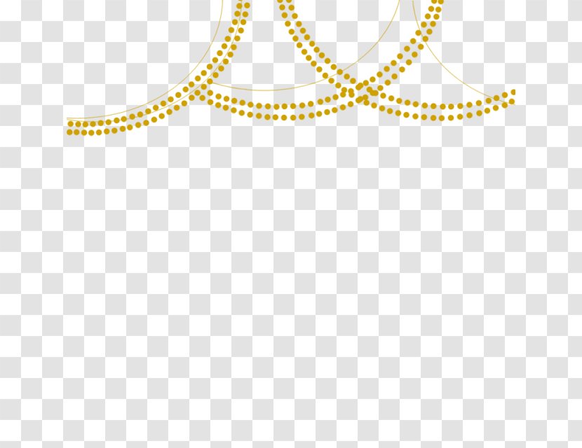 Light Gold Medal Necklace - Spot Color Transparent PNG