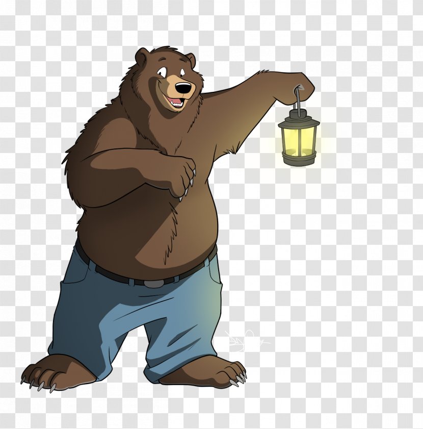 Polar Bear Brown Raccoon Mascot - Furry Fandom Transparent PNG