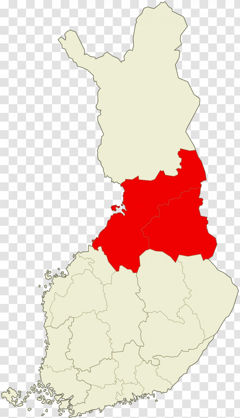 Oulu Central Finland Southern Ostrobothnia Sub-regions Of - Regions - Kainuu Transparent PNG