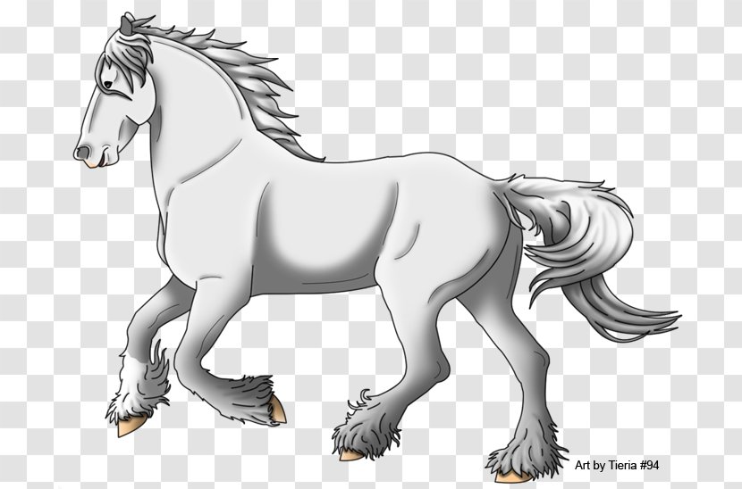 Mane Stallion Mustang Colt Pack Animal - White Transparent PNG