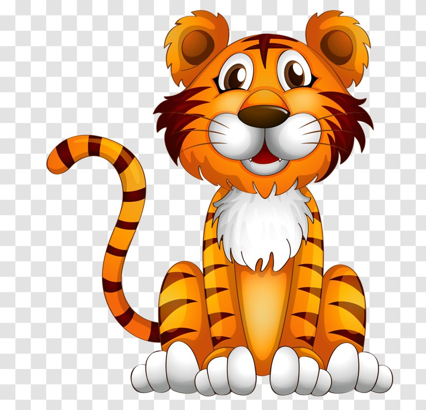 Tiger Royalty-free Clip Art - Cartoon - Safari Transparent PNG