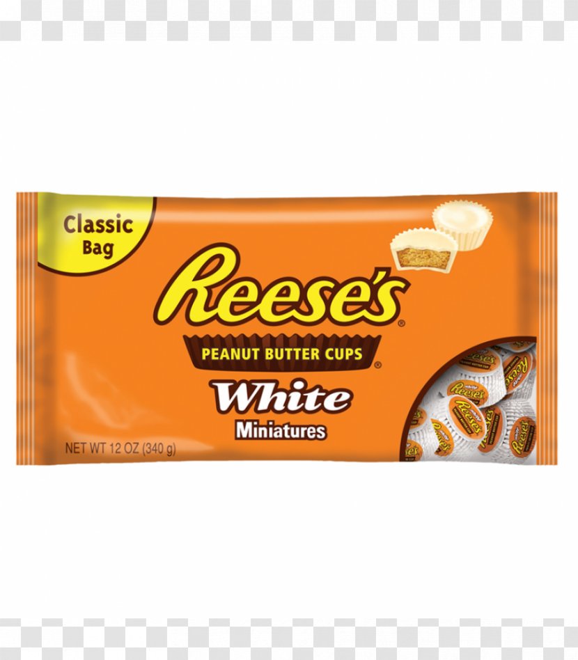 Reese's Peanut Butter Cups White Chocolate Candy - Milk Transparent PNG
