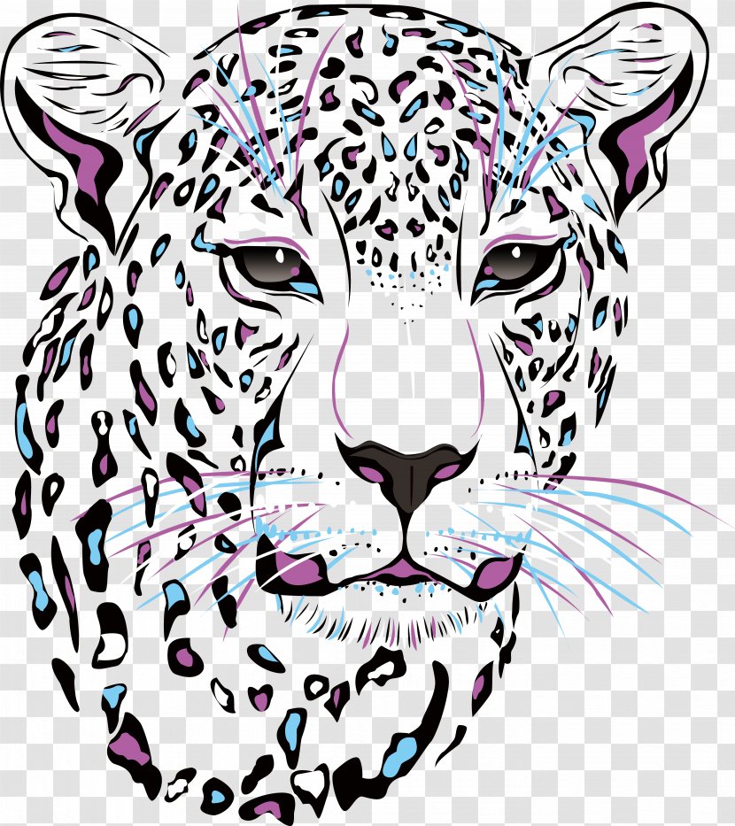 Cheetah Leopard Tiger Jaguar - Heart Transparent PNG